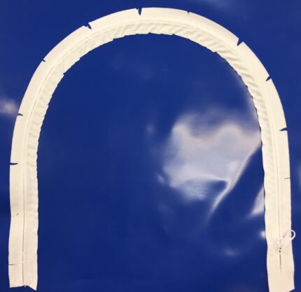 24 in x 24 in U-Opening Tape on Blue