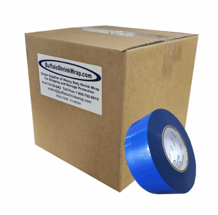 2" x 180' Blue Shrink Wrap Tape Case of 24 Rolls