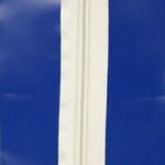 36 in Straight Blue Zipper Tape On