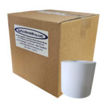 6" x 180' White Shrink Wrap Tape Case of 8 Rolls