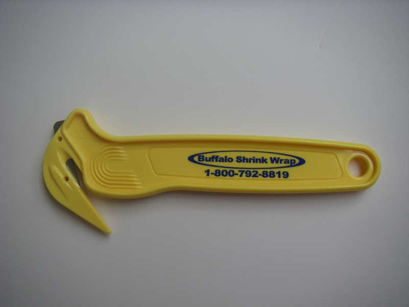 SAFETY-FILM-KNIFE-WITH-TAPE-SPLITTER.jpg Shrink Wrap Film Knife with Tape Splitter - Image 1